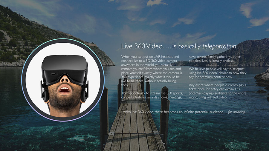 Live 360 video is basically teleportation