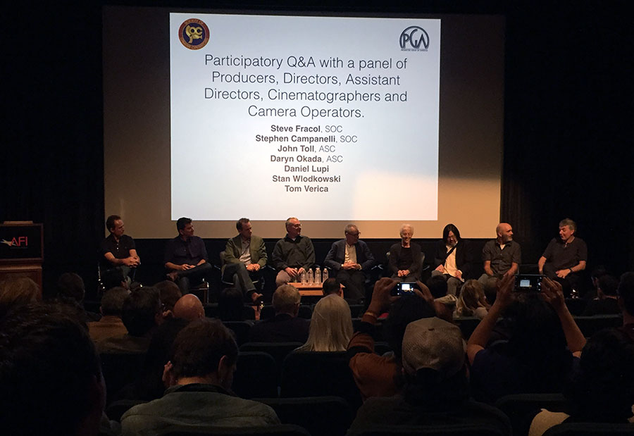 Distinguished Cameramen and Producers discuss Film and Television