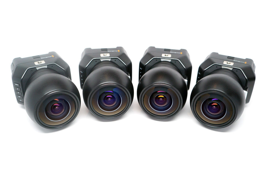Blackmagic 360 Camera Starter Kit for VR - 4 Cameras. Make your own 360 camera.