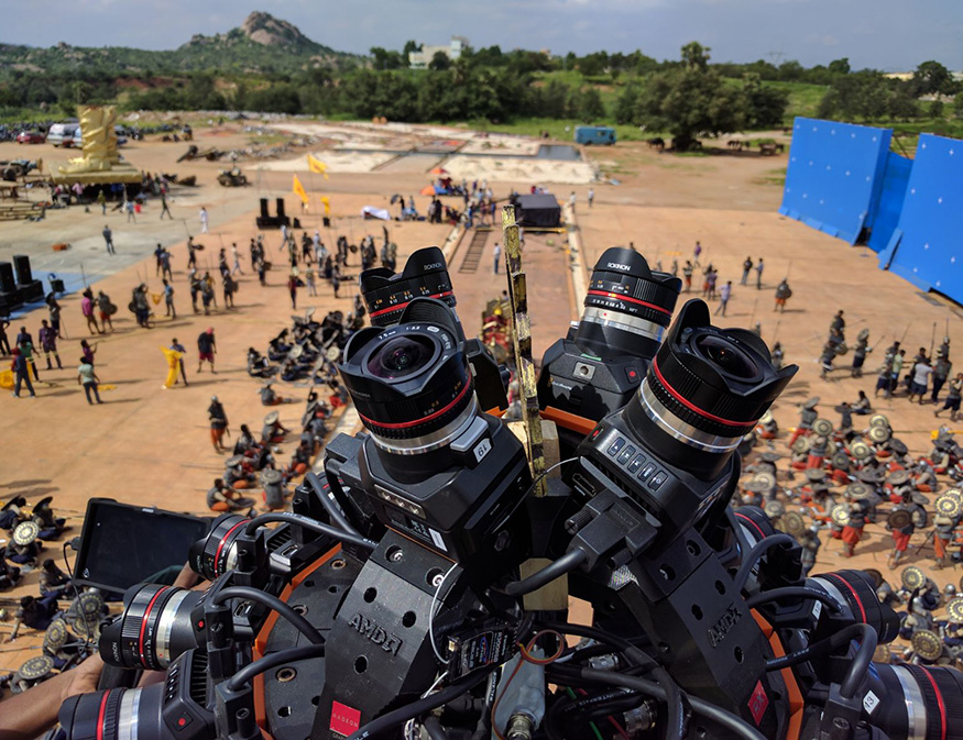 AMD VR Camera on set at Baahubali The Conclusion