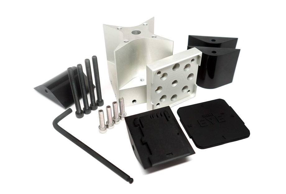 Blackmagic 360 camera mount all parts - CNC rig frame kit